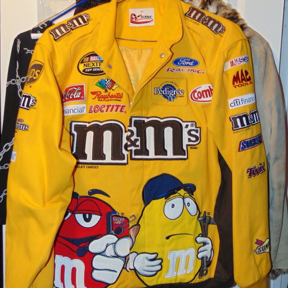 CHASE AUTHENTIC NASCAR M&M Elliot Sadler Jacket M